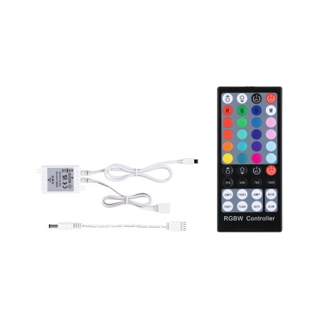 Accesorii - Controler MaxLED RGBW cu telecomandă IR, DC 24V, max. 144W, alb