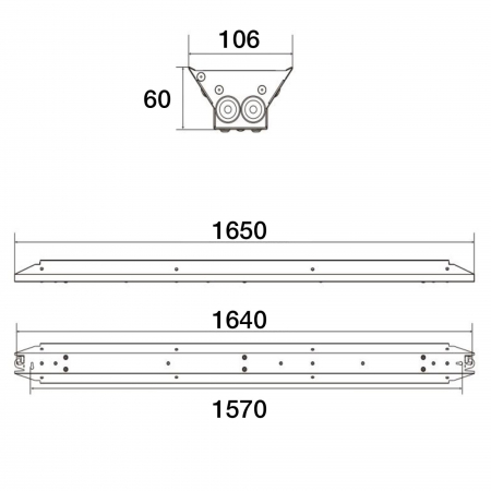 Corp de iluminat SLC Fender 1500, 4000K, 90°, cu selectarea puterii de iluminare [4]