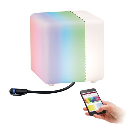 Obiecte luminoase decorative - Cub luminos Zigbee P&S IP67 RGBW 24V