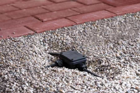 Cutie de legături electrice îngropate, 3 linii, IP68, neagră, pentru cabluri între 12 și 15 mm [2]