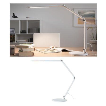Veioză birou LED Paulmann FlexBar, 700lm, 9,5W, alb, temperatură de culoare variabilă, flux luminos variabil în 3 pași [6]