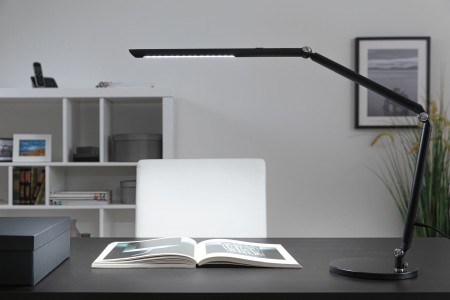 Veioză birou LED Paulmann FlexBar, 700lm, 9,5W, negru, temperatură de culoare variabilă, flux luminos variabil în 3 pași [9]