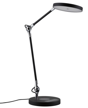 Iluminat birou - Lampă de birou Numis LED 11W, negru, încărcare wireless pentru telefon mobil, flux luminos și temperatură de culoare variabile