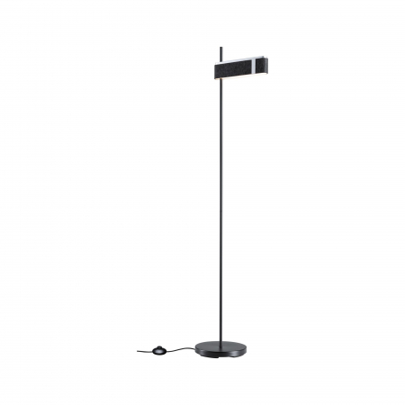 Iluminat fonoabsorbant - Lampadar LED Jagun, 2700K, 1250lm, 20,4W, antracit, cu flux luminos variabil în 3 pași