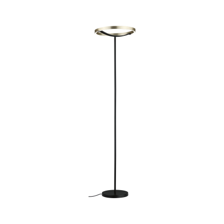 Familia Melira - Lampadar LED Melira, 2700K, 1025mm, 1025lm, 17,5W, negru mat-auriu, flux luminos variabil în 3 pași
