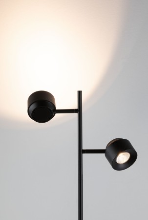 Lampadar LED Pane I, 2x3W, negru, cu flux luminos variabil în 3 pași [3]