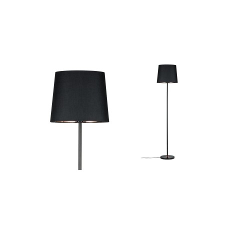 Lampadare - Lampadar Neordic Enja max.1x20W E27 negru/cupru 230V stofă/marmură/metal
