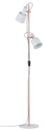 Lampadar Neordic Haldar max.2x20W E14 alb/cupru mat 230V metal [2]