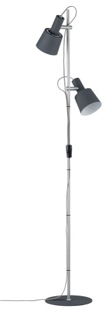 Lampadar Neordic Haldar max.2x20W E14 negru/crom mat 230V metal [1]