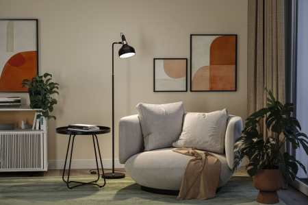 Lampadar Neordic Juna, E14, max. 20W, șampanie, negru mat-metal [3]