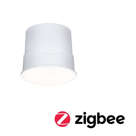 Smart - Modul LED Smart Home Zigbee Coin, rotund, 4,9W, 430lm, 230V, cu flux luminos variabil, 3000K, satin