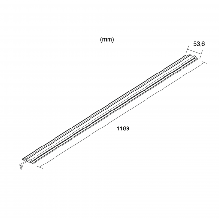 Modul Up pentru profil SLC Click 1500, negru, temperatură de culoare variabilă, flux luminos variabil Dali-2 DT6 [1]