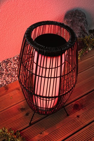 Obiect luminos decorativ Basket Plug & Shine LED, Smart Home Zigbee, IP44, RGBW, 3,2W, negru [7]