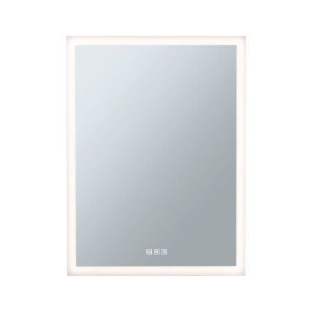 Oglinzi iluminate - Oglindă iluminată Mirra dreptunghiulară IP44 LED 22W 600x800mm, temperatură de culoare variabilă, dezaburire