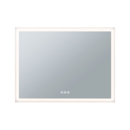 Oglinzi iluminate - Oglindă iluminată Mirra dreptunghiulară IP44 LED 22W 800x600mm, temperatură de culoare variabilă, dezaburire
