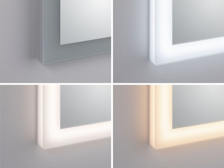 Oglindă iluminată Mirra dreptunghiulară IP44 LED 22W 600x800mm, temperatură de culoare variabilă, dezaburire [7]