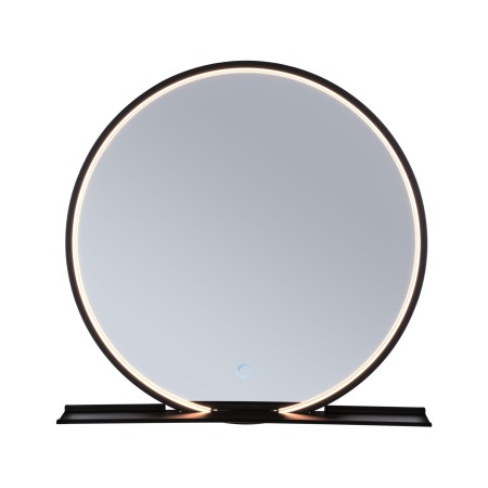 Iluminat de baie - Oglindă iluminată LED Miro, IP44, 160lm, 230V, 10,5W, temperatură de culoare variabilă, negru mat