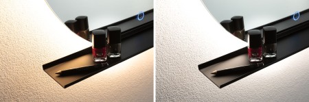 Oglindă iluminată LED Miro, IP44, 500lm, 230V, 11W, temperatură de culoare variabilă, negru mat [3]