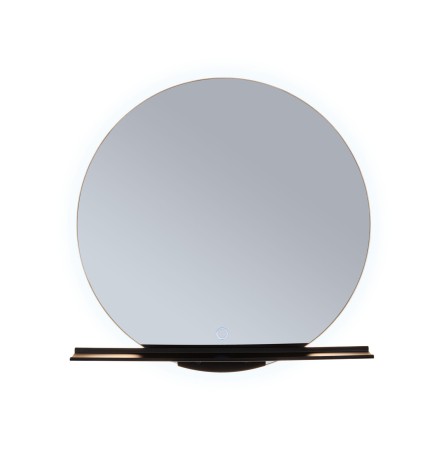Iluminat de baie - Oglindă iluminată LED Miro, IP44, 500lm, 230V, 11W, temperatură de culoare variabilă, negru mat