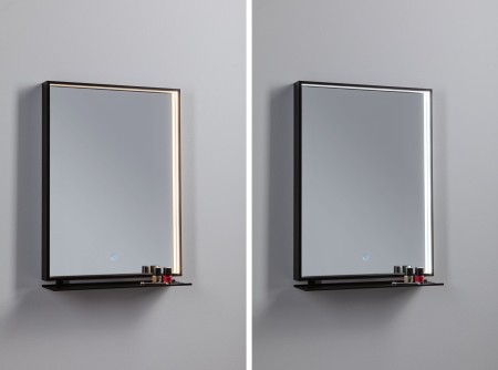 Oglindă iluminată LED Miro, IP44, temperatură de culoare variabilă, 180lm, 230V, 11W, negru mat [8]
