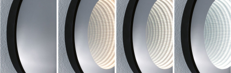 Oglindă LED Miro, IP44, 70lm, 230V, 11,5W, negru, temperatură de culoare variabilă [6]