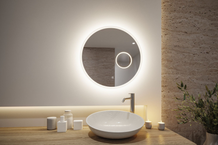 Oglindă LED Mirra, IP44, 4000K, 1065lm / 270lm, 230V, 20W, flux luminos variabil [1]