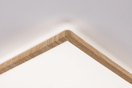 Panel LED Atria Shine Backlight, IP44, pătrat, 580x200mm, 22W, 2300lm, 4000K, aspect lemn [1]