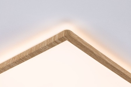 Panel LED Atria Shine Backlight, IP44, pătrat, 580x200mm, 22W, 2300lm, 3000K, aspect lemn [1]