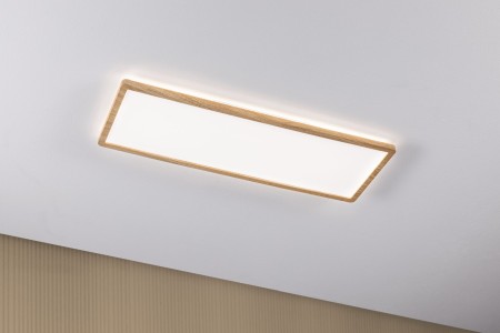 Panel LED Atria Shine Backlight, IP44, pătrat, 580x200mm, 22W, 2300lm, 4000K, aspect lemn [2]