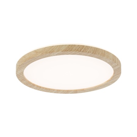 Panouri LED - Panel LED Atria Shine Backlight, IP44, rotund, 190mm, 11,2W, 850lm, 3000K, aspect lemn