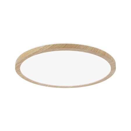 Panouri LED - Panel LED Atria Shine Backlight, IP44, rotund, 293mm, 16W, 1600lm, 4000K, aspect lemn