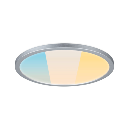 Panel LED Atria Shine, IP44, rotund, 298mm, 14,8W, 2250lm, 3000 - 6500K, crom mat [1]