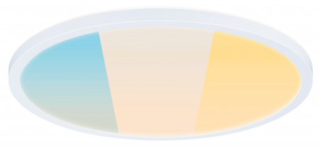 Plafoniere - Panel LED Atria Shine, IP44, rotund, 398mm,  20,8W, 2800lm, alb, temperatură de culoare variabilă