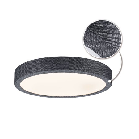 Panouri LED - Panel LED Cosara, IP44, rotund, 300mm, 15W, 1300lm, 3000K, gri închis