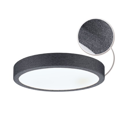 Panouri LED - Panel LED Cosara, IP44, rotund, 300mm, 15W, 1300lm, 4000K, gri închis