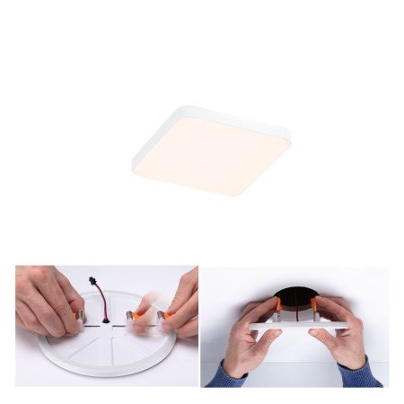 Incastrabil - Panou încastrabil Veluna Edge VariFit LED, IP44, pătrat, 90x90mm, 450lm, 3000K, alb