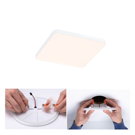 Incastrabil - Panou încastrabil Veluna Edge VariFit LED, IP44, pătrat, 120x120mm, 650lm, 3000K, alb