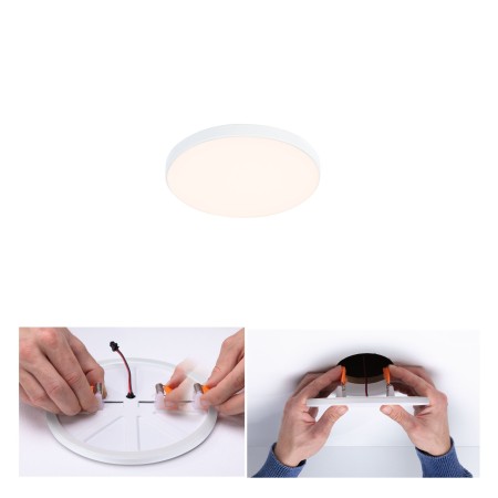 Incastrabil - Panou încastrabil Veluna Edge VariFit LED, IP44, rotund, 90mm, 450lm, 3000K, alb