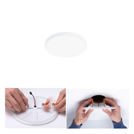 Incastrabil - Panou încastrabil Veluna Edge VariFit LED, IP44, rotund, 90mm, 450lm, 4000K, alb, cu flux luminos variabil