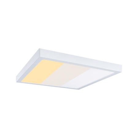 Iluminat interior - Panou LED Abia 2, White Select, cu senzor crepuscular și de mișcare, 400x400mm, 16W, 1400lm, 2700 - 4000K, alb