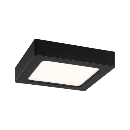 Panou LED Abia 2, White Select, cu senzor crepuscular și de mișcare, pătrat, 170x170mm, 9,5W, 1100lm, 2700 - 4000K, negru [1]
