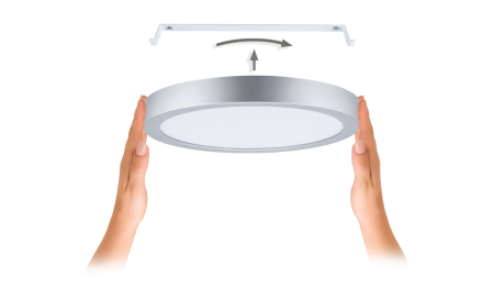 Panou LED Abia 2, White Select, cu senzor crepuscular și de mișcare, rotund, 170mm, 9,5W, 1100lm, 2700 - 4000K crom mat [5]