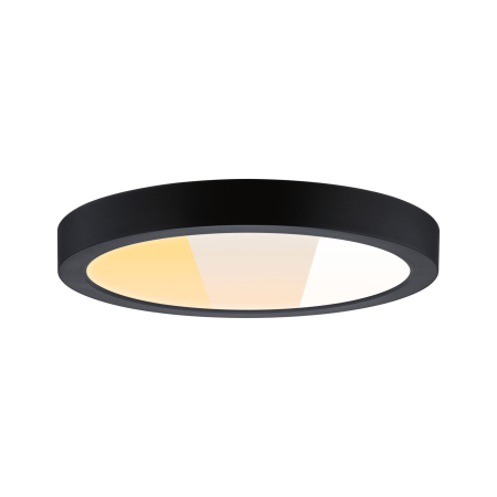 Panou LED Abia 2, White Select, cu senzor crepuscular și de mișcare, rotund, 300mm, 14W, 1000lm, 2700 - 4000K, negru [1]
