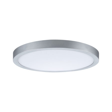 Panou LED Abia 2, White Select, cu senzor crepuscular și de mișcare, rotund, 400mm, 16W, 1400lm, 2700 - 4000K, crom mat [1]