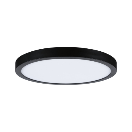 Panou LED Abia 2, White Select, cu senzor crepuscular și de mișcare, rotund, 400mm, 16W, 1400lm, 2700 - 4000K, negru [1]
