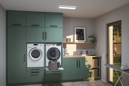 Panou LED Atria Shine, IP44, dreptunghiular, 560x200mm, 15,2W, 2030lm, 3000 - 6500K, crom mat [4]