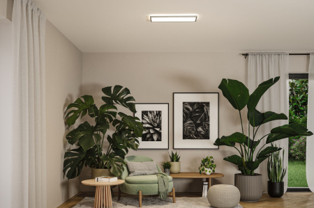 Panou LED Atria Shine, IP44, dreptunghiular, 560x200mm, 15,2W, 2030lm, 3000 - 6500K, crom mat [3]