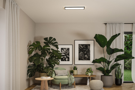 Panou LED Atria Shine, IP44, dreptunghiular, 560x200mm, 15,2W, 2030lm, 3000 - 6500K, negru [4]