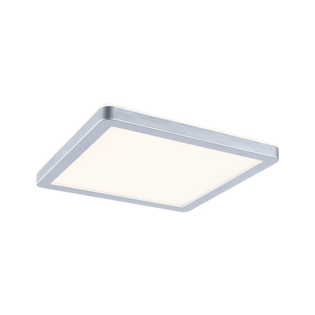 Panou LED Atria Shine, IP44, pătrat, 190x190mmm 8W, 1160lm, 3000 - 6500K, crom mat