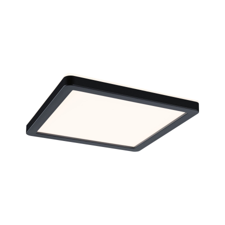 Panou LED Atria Shine, IP44, pătrat, 190x190mmm 8W, 1160lm, 3000 - 6500K, negru